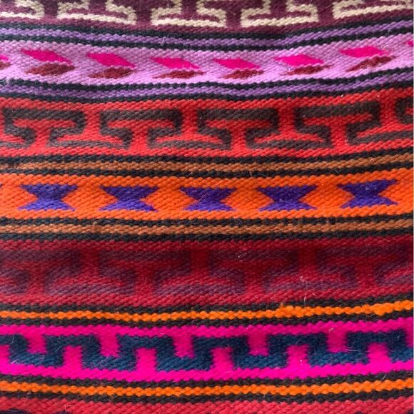 Boho Aztec 100% Wool Purse - Picture 3 of 9